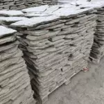 Галтованный Дракон песчаник серо-зеленый 1 м³ (35-40 м²), 10-20 мм для облицовки фасада
